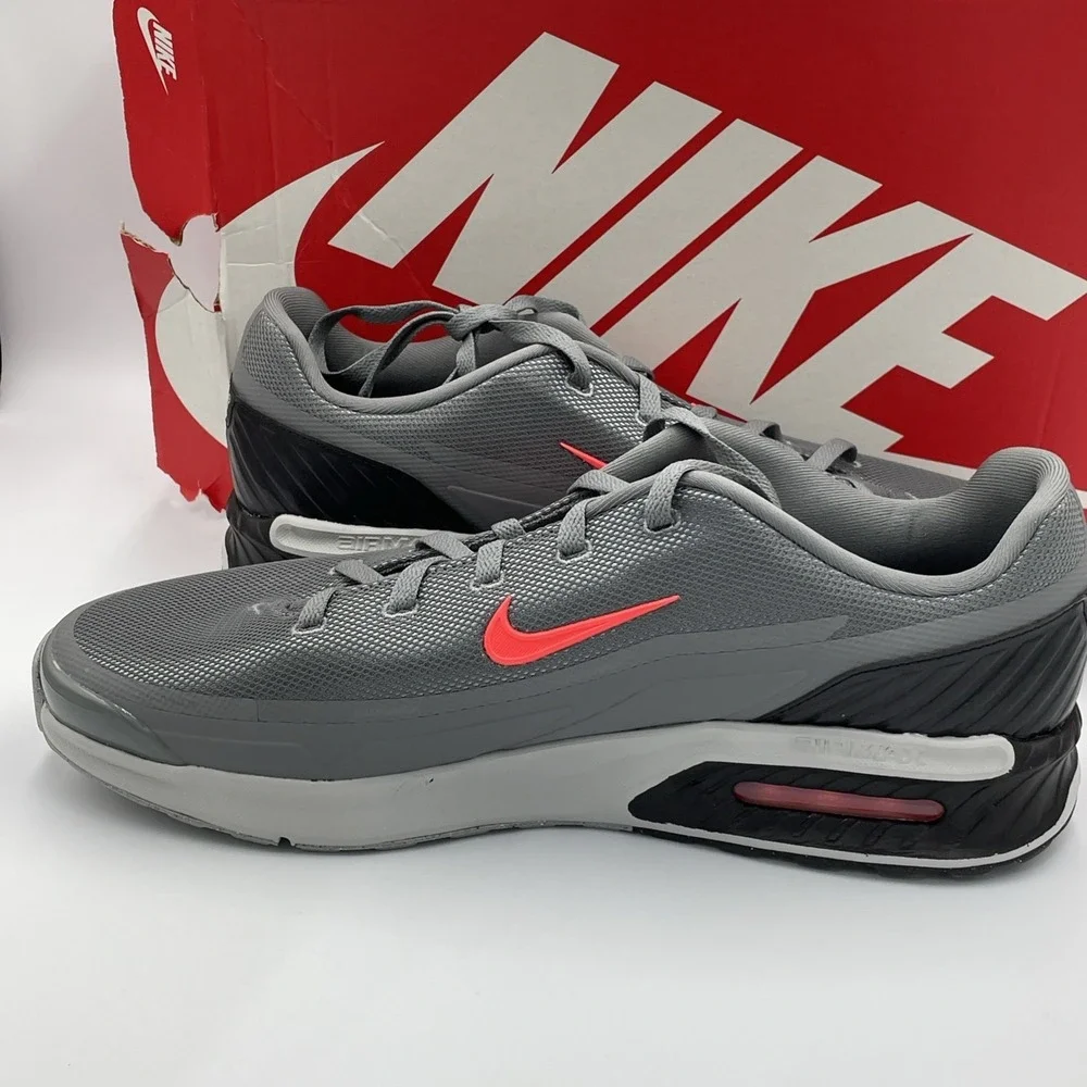 Nike Air Max Bia Running Shoes Mens Size 15 Smoke Grey/Bright Crimson IF2624-002